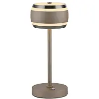 Paul Neuhaus Led tafellamp Pure Falling Rings bronce