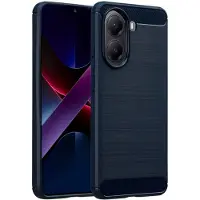 IMoshion Brushed Backcover voor de Xiaomi Poco X7 Pro - Donkerblauw