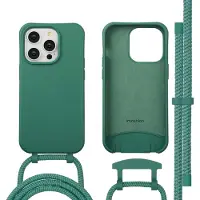 IMoshion Color Backcover met afneembaar koord met MagSafe voor de Apple iPhone 14 Pro - Donkergroen