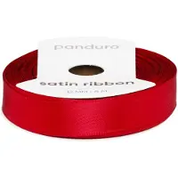 Panduro Satijnlint - 12 mm - rood