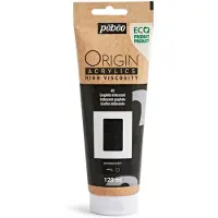 Pebeo Origin Acrylics - 120 ml - 45 Iridescent Graphite
