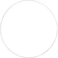 Rayher Hobby Materialen Metalen ring - 60 cm - wit