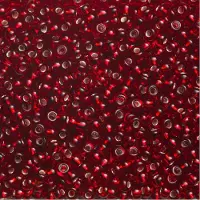 Panduro Rocailles - 9/0 - rood transparant