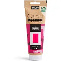 Pebeo Origin Acrylics - 120 ml - 47 Fluorescent Pink