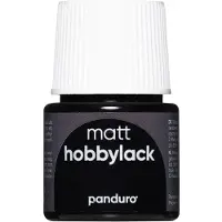 Panduro Hobbylak mat - 45 ml - zwart