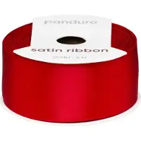 Panduro Satijnlint - 25 mm - rood