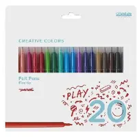 Panduro Creative Colors viltstiften - dun - 20 stuks