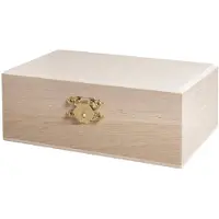 Rayher Hobby Materialen Houten doosje - 15x10x5,5 cm