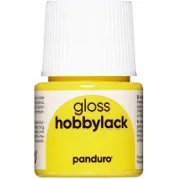 Panduro Hobbylak glans - 45 ml - geel