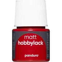 Panduro Hobbylak mat - 45 ml - donkerrood