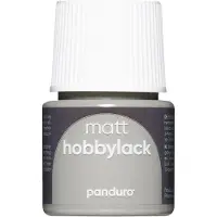 Panduro Hobbylak mat - 45 ml - betongrijs