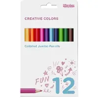 Panduro Creative Colors jumbo kleurpotloden - 12 stuks