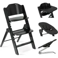 Deryan Odin Luxe Kinderstoel met Bouncer - Zwart/Donkergrijs