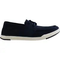 Clarks Step Isle Base herenschoenen marine
