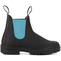 Blundstone #2207 Zwart/blauwgroen Chelsea-laars