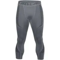 Under Armour Stretch Grijs Heren Naadloze Mesh Paneel Croppped Legging 1306391 513