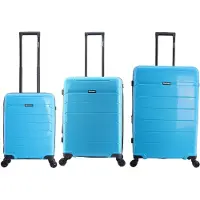 Discovery - Skyward | 3-Delig Harde Kofferset - Blauw - Blauw / Set