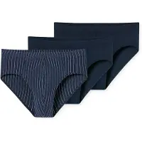 Schiesser Slip '95/5' blauw / donkerblauw / wit