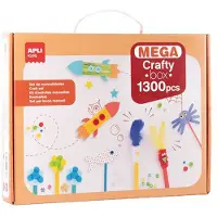 APLI Craft Set With 1300 Accessories Transparant