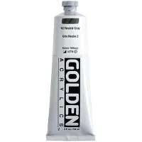 Golden Heavy Body Acrylverf N2 Neutraal Grijs 148 ml