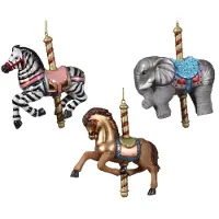 Décoris Figuren glas l9.7b4.6h12 cm multi a3 kerst