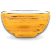 Wilmax England Schaal 1700 ml Geel Porselein WL-669432/A