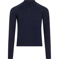Icebreaker Ondershirt Kids 260 Tech Longsleeve Half Zip Midnight Navy-Maat 152