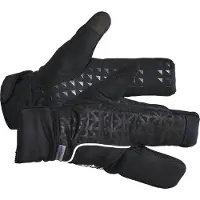Craft Fietshandschoenen Winter Unisex Zwart / Siberian 2.0 Split Finger Glove Black-S