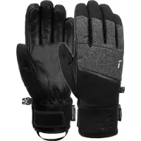 Reusch Vingerhandschoenen 'Febe' donkergrijs / zwart / wit