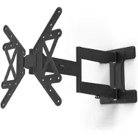 Hama tv beugel - Draai en kantelbaar - 37" - 64" - max 50kg - VESA 400x400 - Ultraslim - Wandafstand 46mm - Extra lange arm