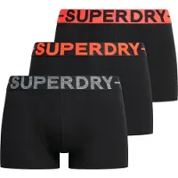 Superdry Boxershorts grijs gemêleerd / rood / zwart