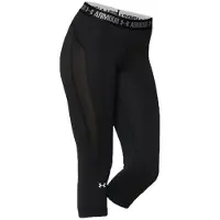 Under Armour Under ArmourHeatgear Capri Legging Strak Zwart - Dames