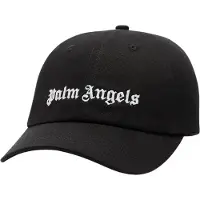 Palm Angels Logo Black Cap