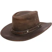 Infinity Leather Cowboy Aussie echte lederen Bush-hoed