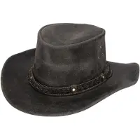 Infinity Leather Cowboy Aussie echte lederen Bush-hoed