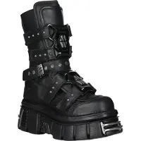 New rock Goth Platform leren laarzen-M-MET422-S1