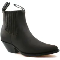 Grinders Unisex Bruine Western Chelsea Laarzen-Mustang