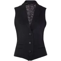 TruClothing Dames Tweed jaren 1920 visgraat marine gilet