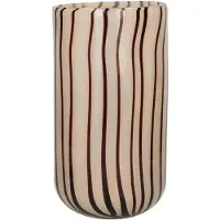 Pomax Cannes vaas en windlicht Ø 16 x H 30 cm - ivoor