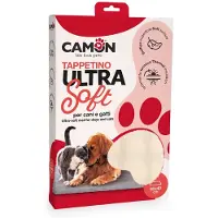 Camon ultra soft dierendeken creme wit 60 x 40 cm