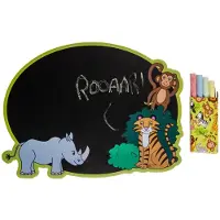 Duckiez Krijtbord Met Krijt Wilde Dieren - 24 stuks