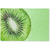 MuchoWow Deurmat 60x40 cm - Droogloopmat Kiwi - Groen - Fris - Mat voor binnen - Schoonloopmat - Deurmatten met print - Inloopmat