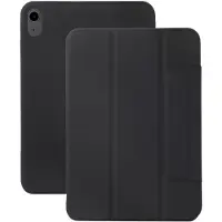Lunso Geschikt voor iPad 11 inch (2025) A16 - Tri-Fold Bookcase hoes - Zwart
