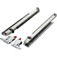 Sotech 1 paar Salice PROGRESSA+ SHELF SMOVE schapladen, lengte 500 mm, belastbaar tot 50 kg met soft-close demping / 3D verstelling, lade uittrekbaar