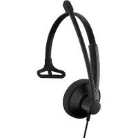 Epos IMPACT 100 MS On Ear headset Kabel Mono Zwart Noise Cancelling Headset, Microfoon uitschakelbaar (mute), Volumeregeling, Microsoft Teams knop Computer