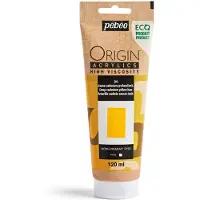 Pebeo Origin Acrylics - 120 ml - 04 Deep Cadmium Yellow Hue