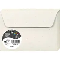 Clairefontaine Pollen enveloppen 90 x 140 mm natura, 100% gerecycled papier