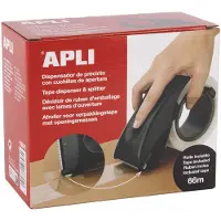 APLI - Handafroller - Voorgevuld - Kleur: Zwart