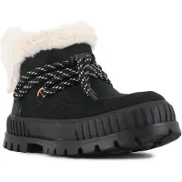 Palladium Veterlaarsjes 'Pallashock Lo Hiver' crème / zwart