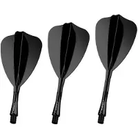 Winmau Fusion Arrow Black - Dart Flights